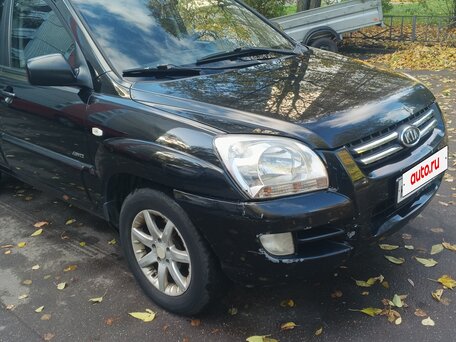 2007 Kia Sportage II, чёрный, 680000 рублей, вид 2