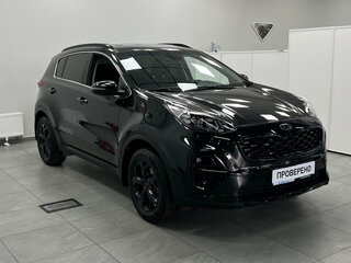 2021 Kia Sportage IV Рестайлинг, чёрный, 2630000 рублей, вид 3