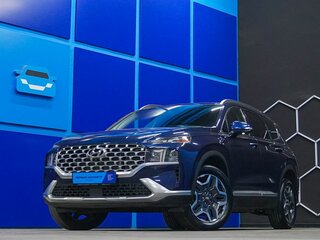 2021 Hyundai Santa Fe IV Рестайлинг, синий, 3950000 рублей, вид 1