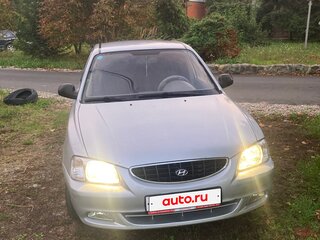 2006 Hyundai Accent ТагАЗ II, серебристый, 300000 рублей, вид 2