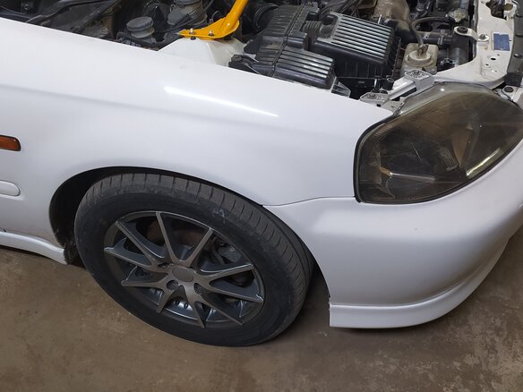 1999 Honda Civic Ferio II, белый, 500000 рублей - вид 19