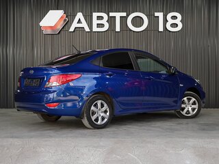 2011 Hyundai Solaris I, синий, 599000 рублей, вид 3