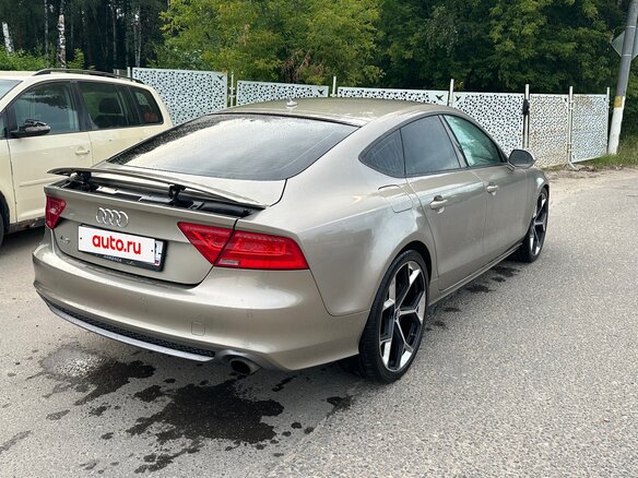 2013 Audi A7 S-tronic I (4G), бежевый, 2350000 рублей - вид 16