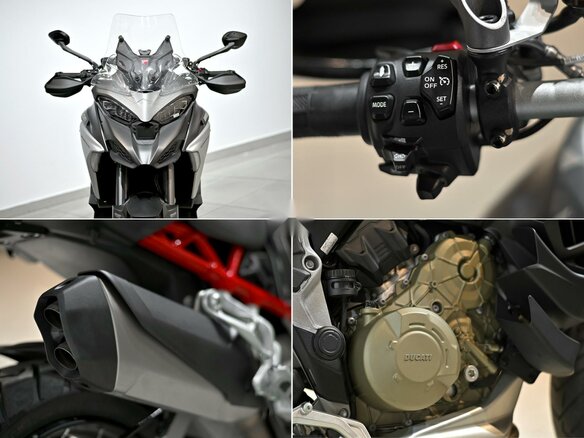 2022 Ducati Multistrada V4, серый - вид 9