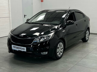 2017 Kia Rio III Рестайлинг, чёрный, 1250000 рублей, вид 1