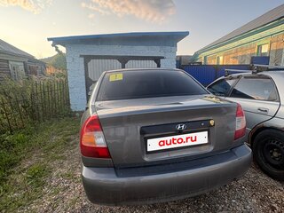 2006 Hyundai Accent ТагАЗ II, серый, 350000 рублей, вид 3