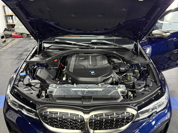 2019 BMW 3 серии M340i xDrive VII (G2x), синий, 5000000 рублей - вид 16
