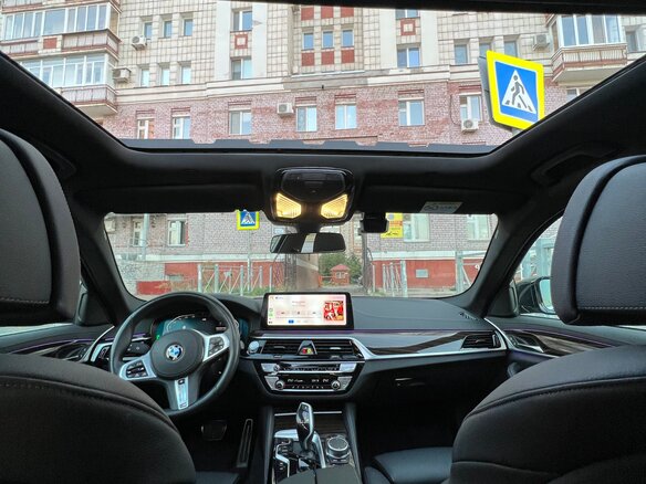2021 BMW 5 серии 520i VII (G30/G31/G38) Рестайлинг, синий, 4300000 рублей - вид 8