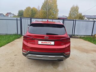 2020 Hyundai Santa Fe IV, оранжевый, 3200000 рублей, вид 4