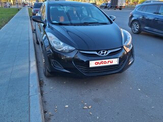 2013 Hyundai Elantra V (MD), чёрный, 995000 рублей, вид 3
