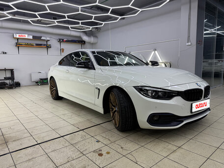 2019 BMW 4 серии 420d xDrive F32/F33/F36 Рестайлинг, белый, 3500000 рублей, вид 2