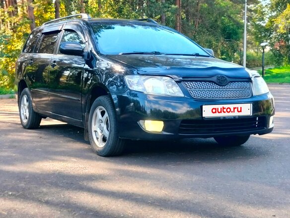 2006 Toyota Corolla Fielder IX (E120, E130) Рестайлинг, чёрный, 550000 рублей