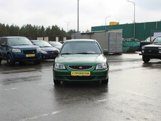 2003 Hyundai Accent II, зелёный, 239000 рублей, вид 3