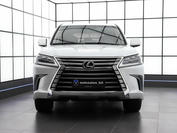 2017 Lexus LX 450d III Рестайлинг 2, белый - вид 2