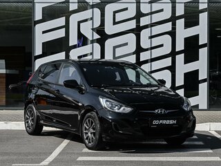 2011 Hyundai Solaris I, чёрный, 759000 рублей, вид 1