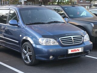 2002 Kia Carnival I Рестайлинг, синий, 855000 рублей, вид 4