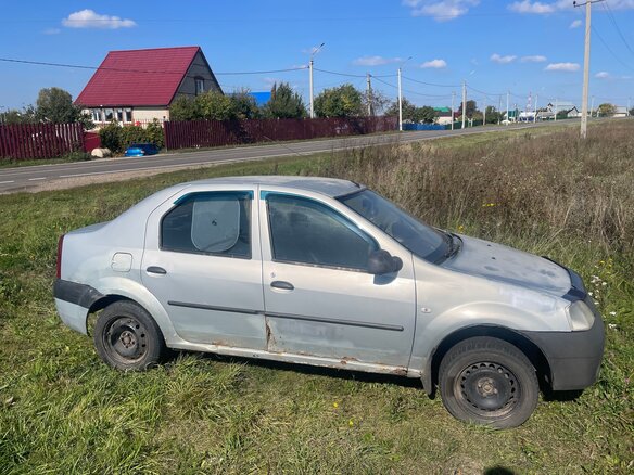 2006 Renault Logan I, серый, 85000 рублей - вид 1
