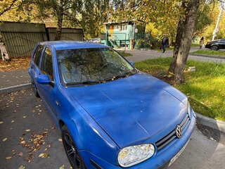 1998 Volkswagen Golf IV, синий, 185000 рублей, вид 4