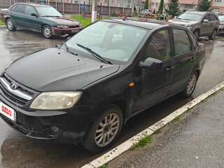 2014 Lada (ВАЗ) Granta I, чёрный, 375000 рублей, вид 1