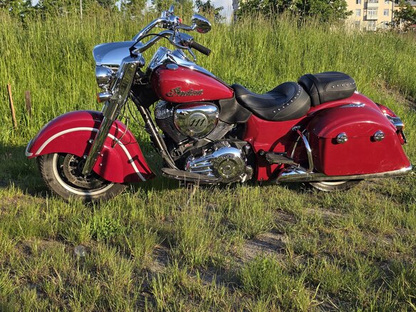 2016 Indian Springfield, красный, 1150000 рублей - вид 1
