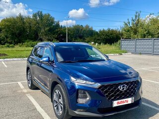 2019 Hyundai Santa Fe IV, синий, 2350000 рублей, вид 2