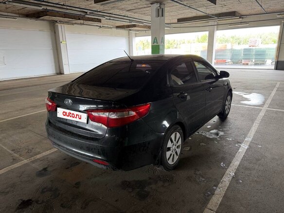 2012 Kia Rio III, чёрный - вид 2