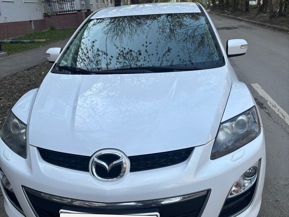 2011 Mazda CX-7 I Рестайлинг, белый, 1000000 рублей - вид 1