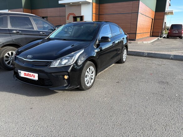 2019 Kia Rio IV, чёрный, 1150000 рублей