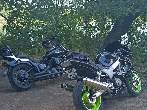 1996 Yamaha XVS400 Drag Star, чёрный, 320000 рублей - вид 5