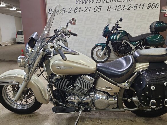 2008 Yamaha XVS400 Drag Star, бежевый, 395000 рублей - вид 8