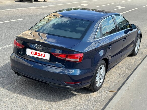 2016 Audi A3 III (8V) Рестайлинг, синий, 1840000 рублей - вид 4