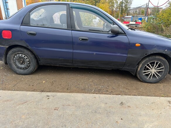 2008 Chevrolet Lanos I, синий, 100000 рублей - вид 3