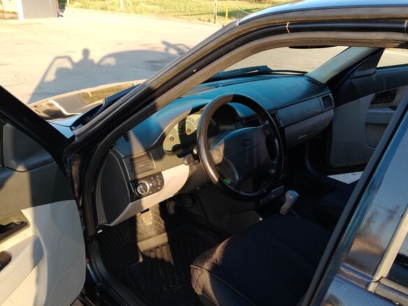 2007 Lada (ВАЗ) Priora I, чёрный - вид 5