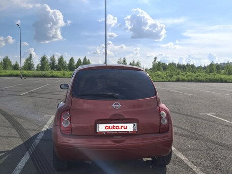 2006 Nissan Micra III (K12), красный, 285000 рублей, вид 3