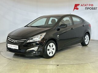 2014 Hyundai Solaris I Рестайлинг, чёрный, 840000 рублей, вид 1