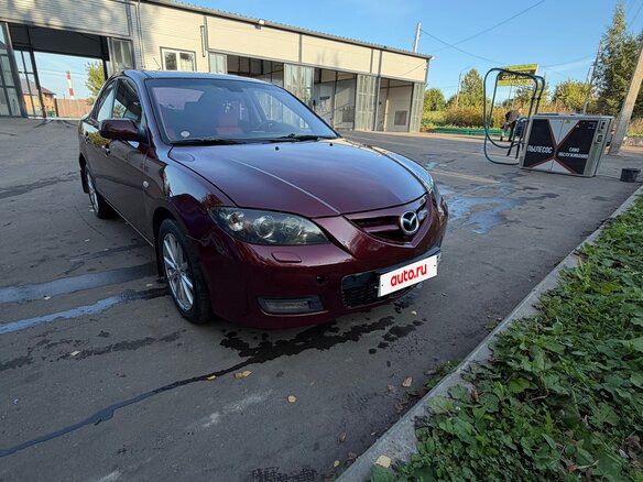 2007 Mazda 3 I (BK) Рестайлинг, пурпурный, 430000 рублей