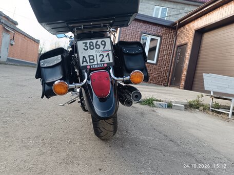 2006 Yamaha XVS650 Drag Star, чёрный, 560000 рублей, вид 4