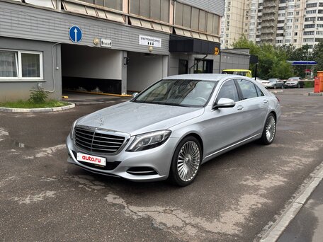 2014 Mercedes-Benz S-Класс 500 Long VI (W222, C217), серебристый, 4900000 рублей, вид 1