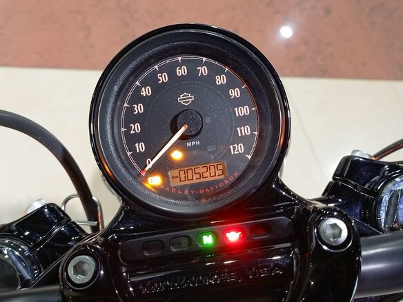 2022 Harley-Davidson Sportster 1200, синий - вид 13