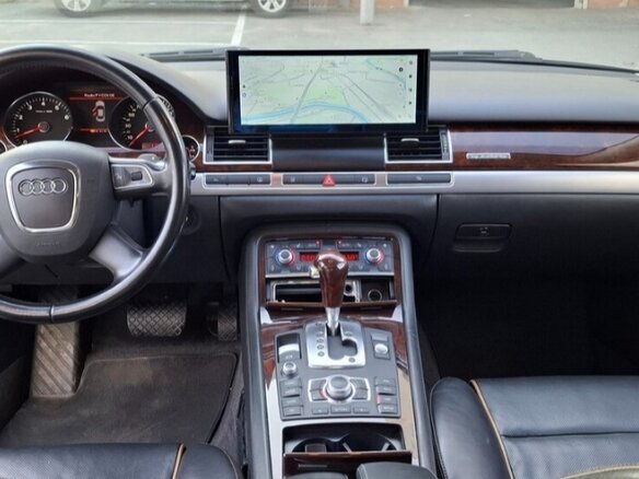 2008 Audi A8 Long II (D3) Рестайлинг 2, чёрный, 1270000 рублей - вид 8
