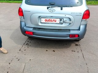 2004 Hyundai Santa Fe I, серебристый, 550000 рублей, вид 4