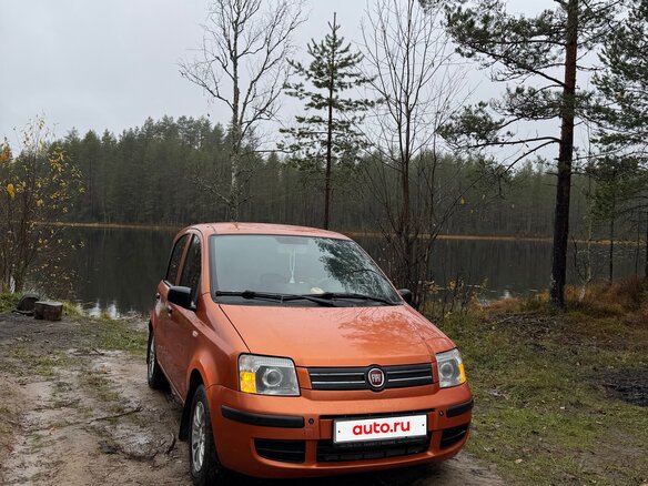 2008 Fiat Panda II, оранжевый, 550000 рублей