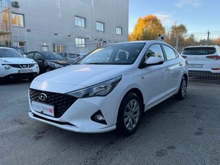 2022 Hyundai Solaris II Рестайлинг, белый, 1627297 рублей, вид 3