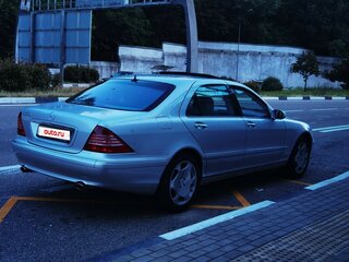 2002 Mercedes-Benz S-Класс 600 Long IV (W220) Рестайлинг, серебристый, 1150000 рублей, вид 3