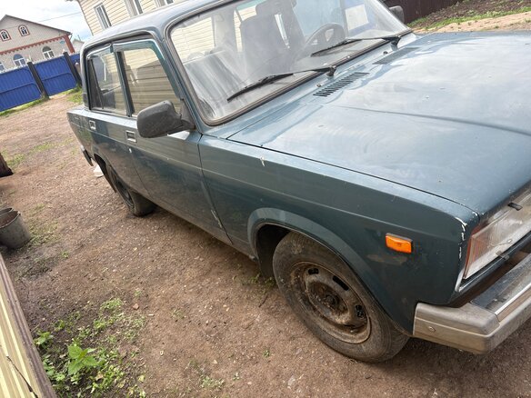2005 Lada (ВАЗ) 2107, синий, 75000 рублей - вид 3