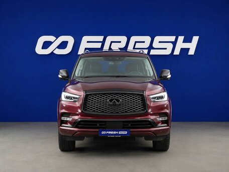 2020 Infiniti QX80 I Рестайлинг 3, красный, 5998888 рублей, вид 3