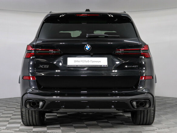 2024 BMW X5 40i IV (G05/G18) Рестайлинг, чёрный - вид 2