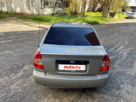 2008 Hyundai Accent ТагАЗ II, бежевый, 390000 рублей, вид 4
