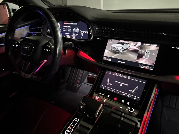 2020 Audi Q8 50 TDI I (4M), белый, 6250000 рублей - вид 29