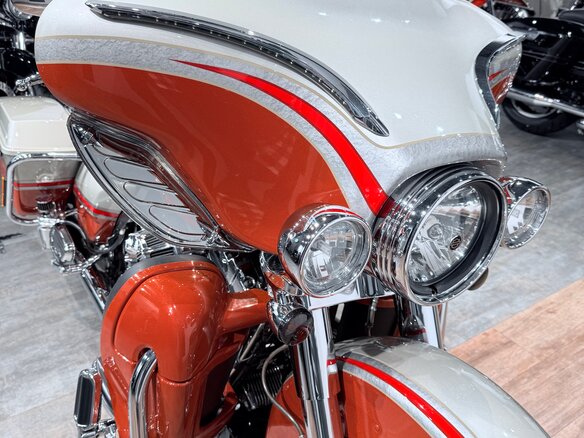 2009 Harley-Davidson CVO Street Glide, оранжевый, 1299000 рублей - вид 14